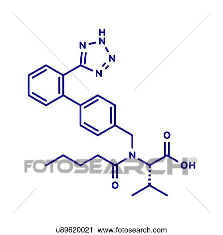 Valsartan high blood pressure drug, molecular model View Large Photo Image Stock Image - Valsartan high blood pressure drug, molecular model. Fotosearch