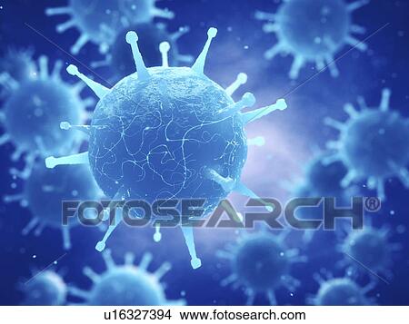 Virus particles, illustration View Large Photo Image Picture - Virus particles, illustration. Fotosearch