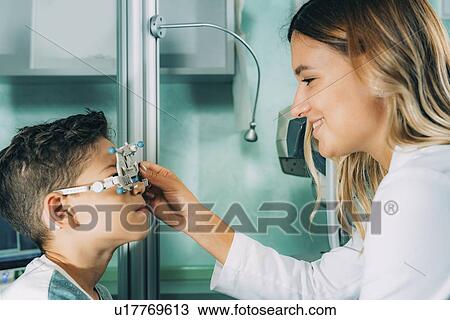 Stock Image - Visual acuity test. Fotosearch