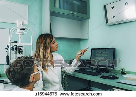 Stock Photography - Visual acuity test. Fotosearch