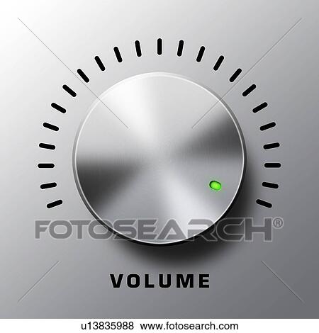 Stock Photo - Volume knob, illustration. Fotosearch
