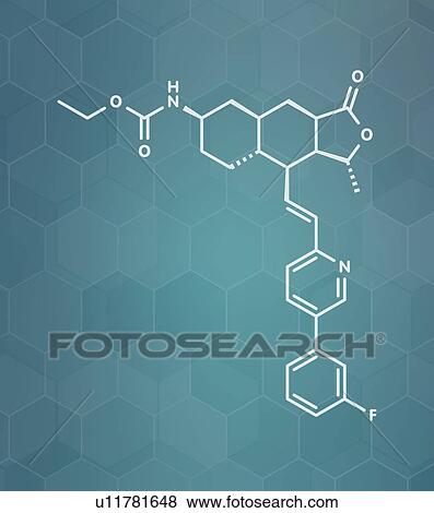 Vorapaxar acute coronary syndrome drug, molecular model View Large Photo Image Stock Photo - Vorapaxar acute coronary syndrome drug, molecular model. Fotosearch