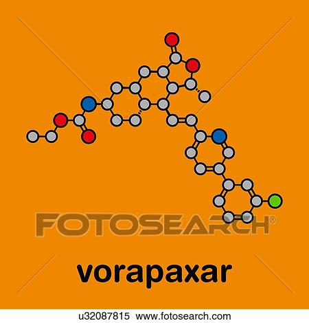 Vorapaxar acute coronary syndrome drug, molecular model View Large Photo Image Stock Photography - Vorapaxar acute coronary syndrome drug, molecular model. Fotosearch