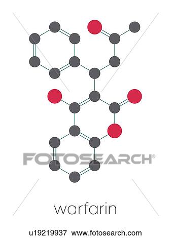 Warfarin anticoagulant drug, molecular model View Large Photo Image Stock Photo - Warfarin anticoagulant drug, molecular model. Fotosearch