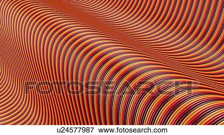Wavy lines, abstract illustration View Large Photo Image Stock Photo - Wavy lines, abstract illustration. Fotosearch