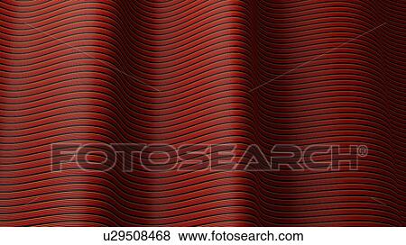 Stock Photo - Wavy lines, abstract illustration. Fotosearch