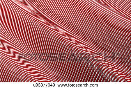 Stock Photo - Wavy lines, abstract illustration. Fotosearch