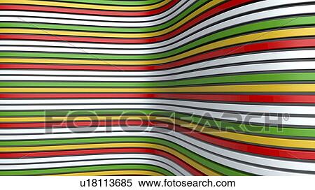 Stock Photography - Wavy lines, abstract illustration. Fotosearch