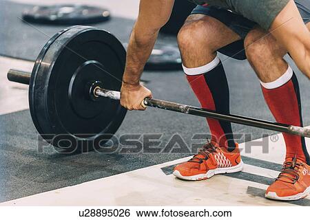 Stock Photograph - Weightlifting. Fotosearch