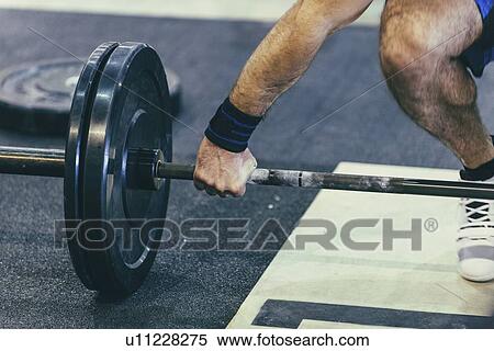 Stock Photography - Weightlifting. Fotosearch