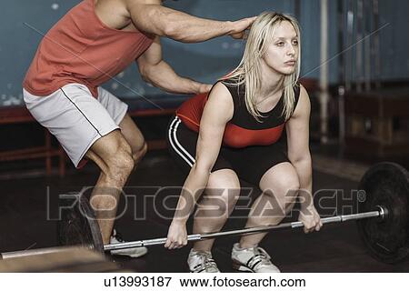 Weightlifting training View Large Photo Image Stock Photo - Weightlifting training. Fotosearch