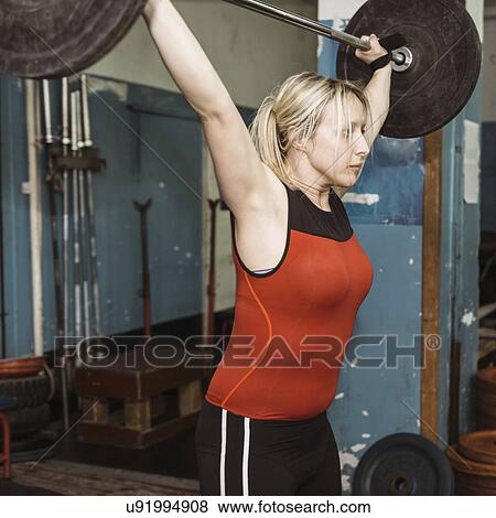 Weightlifting training View Large Photo Image Stock Photo - Weightlifting training. Fotosearch