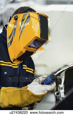 Welder at work View Large Photo Image Stock Image - Welder at work. Fotosearch