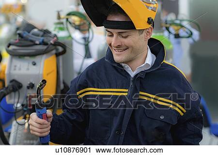 Stock Image - Welder. Fotosearch
