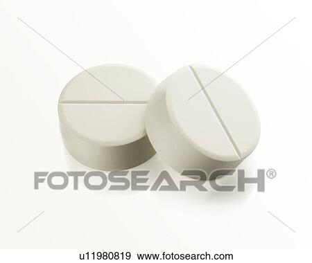 White pills View Large Photo Image Stock Photo - White pills. Fotosearch
