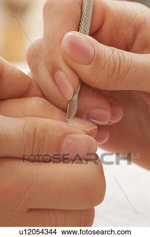 Woman having manicure View Large Photo Image Picture - Woman having manicure. Fotosearch