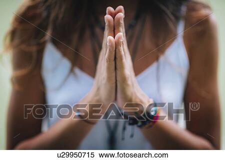 Woman meditating View Large Photo Image Stock Photography - Woman meditating. Fotosearch