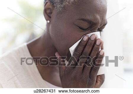 Woman with cold View Large Photo Image Stock Image - Woman with cold. Fotosearch
