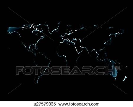World map, illustration View Large Photo Image Stock Photography - World map, illustration. Fotosearch