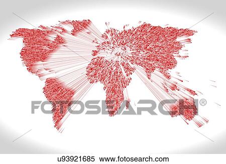 World map, illustration View Large Photo Image Stock Photography - World map, illustration. Fotosearch