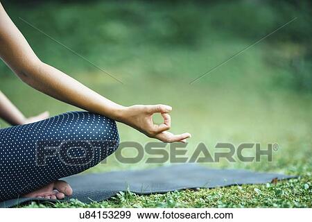 Yoga lotus position View Large Photo Image Stock Photo - Yoga lotus position. Fotosearch