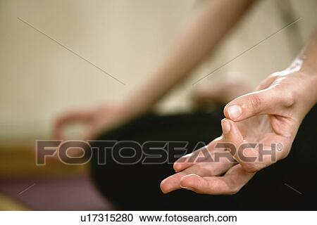 Stock Image - Yoga meditation. Fotosearch