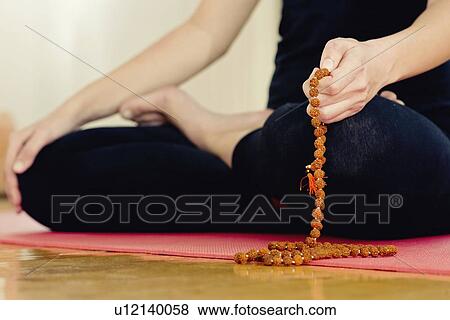 Yoga meditation View Large Photo Image Stock Photo - Yoga meditation. Fotosearch