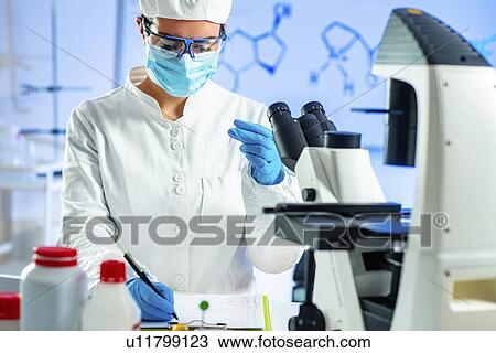 Young scientist working in lab View Large Photo Image Stock Image - Young scientist working in lab. Fotosearch