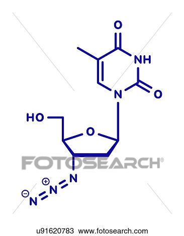Zidovudine HIV drug, molecular model View Large Photo Image Stock Image - Zidovudine HIV drug, molecular model. Fotosearch