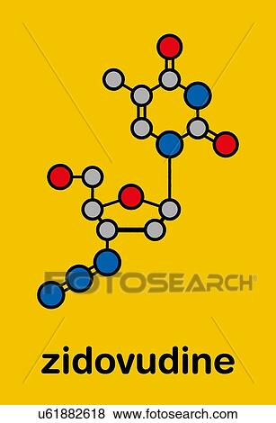 Zidovudine HIV drug, molecular model View Large Photo Image Stock Photo - Zidovudine HIV drug, molecular model. Fotosearch