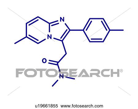 Zolpidem insomnia drug, molecular model View Large Photo Image Stock Photography - Zolpidem insomnia drug, molecular model. Fotosearch