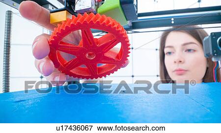 Stock Photo - 3D printed object.. Fotosearch