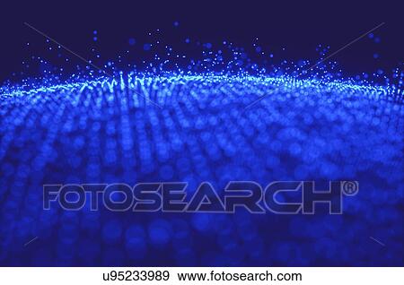 Stock Photo - Abstract blue pattern, illustration.. Fotosearch