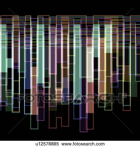 Stock Photography - Abstract colourful blocks, illustration.. Fotosearch