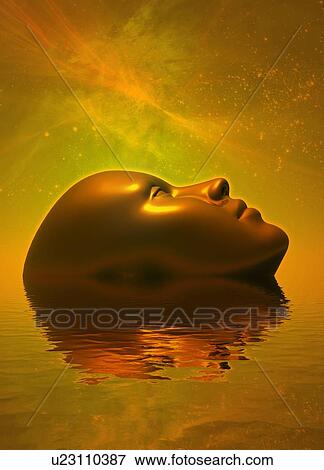 Android head floating on water, conceptual illustration. View Large Photo Image Stock Photo - Android head floating on water, conceptual illustration.. Fotosearch