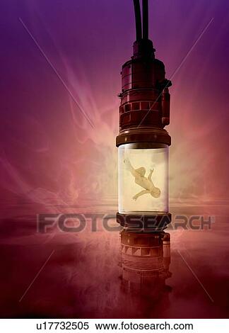 Stock Photography - Baby in artificial womb, illustration.. Fotosearch