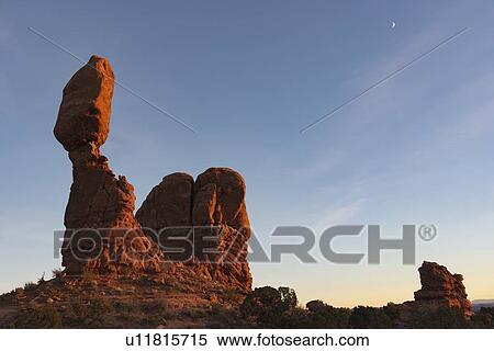 Stock Photography - Balanced Rock in Arches National Park, Utah, USA. Fotosearch