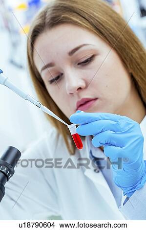 Picture - Biological research.. Fotosearch