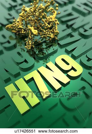 Bird flu H79N, illustration. View Large Photo Image Stock Image - Bird flu H79N, illustration.. Fotosearch