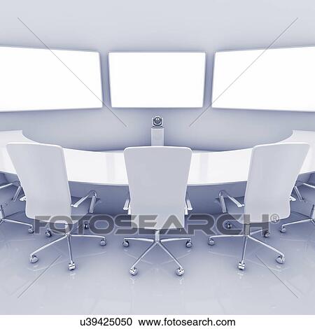 Boardroom interior, illustration. Modern conference room. View Large Photo Image Stock Image - Boardroom interior, illustration. Modern conference room.. Fotosearch
