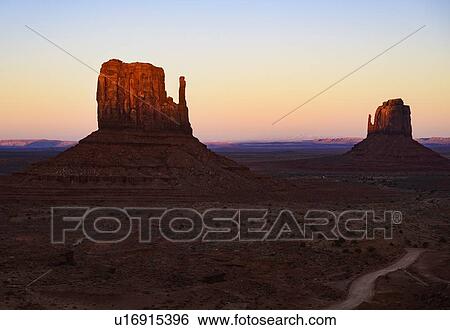 Buttes at sunset in Monument Valley, Arizona, USA View Large Photo Image Stock Photograph - Buttes at sunset in Monument Valley, Arizona, USA. Fotosearch