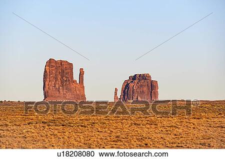 Stock Image - Buttes in Monument Valley, Arizona, USA. Fotosearch