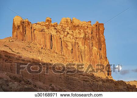 Castle Rock in Capitol Reef National Park, Utah, USA View Large Photo Image Stock Image - Castle Rock in Capitol Reef National Park, Utah, USA. Fotosearch
