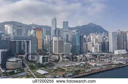 City skyline of Hong Kong, China View Large Photo Image Stock Photography - City skyline of Hong Kong, China. Fotosearch
