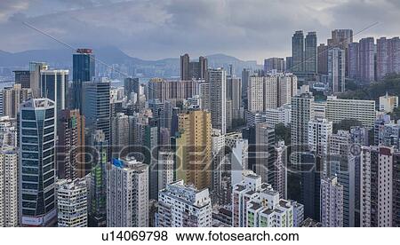 Stock Photo - Cityscape of Hong Kong, China. Fotosearch