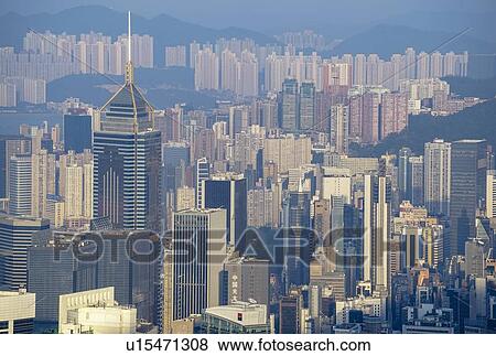 Cityscape of Hong Kong, China View Large Photo Image Stock Photo - Cityscape of Hong Kong, China. Fotosearch