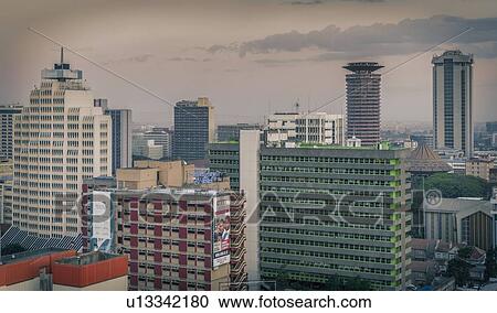 Cityscape of Nairobi, Kenya View Large Photo Image Stock Image - Cityscape of Nairobi, Kenya. Fotosearch