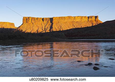 Stock Photography - Cliffs by Colorado River in Utah, USA. Fotosearch