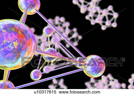 Close-up view of molecules, computer illustration. View Large Photo Image Stock Photography - Close-up view of molecules, computer illustration.. Fotosearch