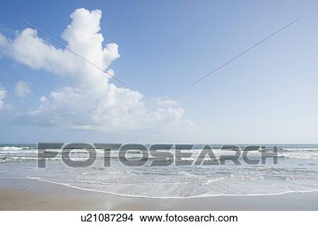 Clouds over beach in Surf City, North Carolina, USA View Large Photo Image Picture - Clouds over beach in Surf City, North Carolina, USA. Fotosearch